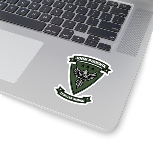 Green John Phoenix Logo Kiss-Cut Stickers | Special Forces Patch
