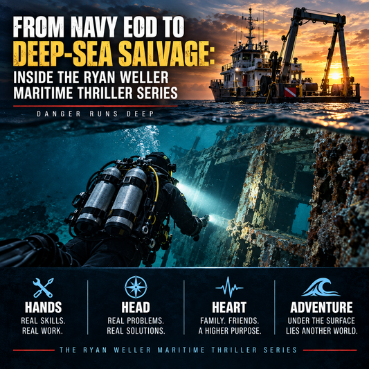 From Navy EOD to Maritime Troubleshooter: Inside the Ryan Weller Maritime Thriller Series