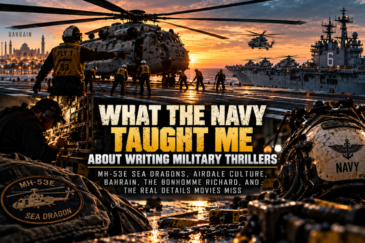 What the Navy Taught Me About Writing Military Thrillers