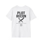 Plot Recon Crossed Sword and Pen Black Logo