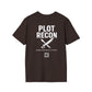 Plot Recon Crossed Sword and Pen White Logo