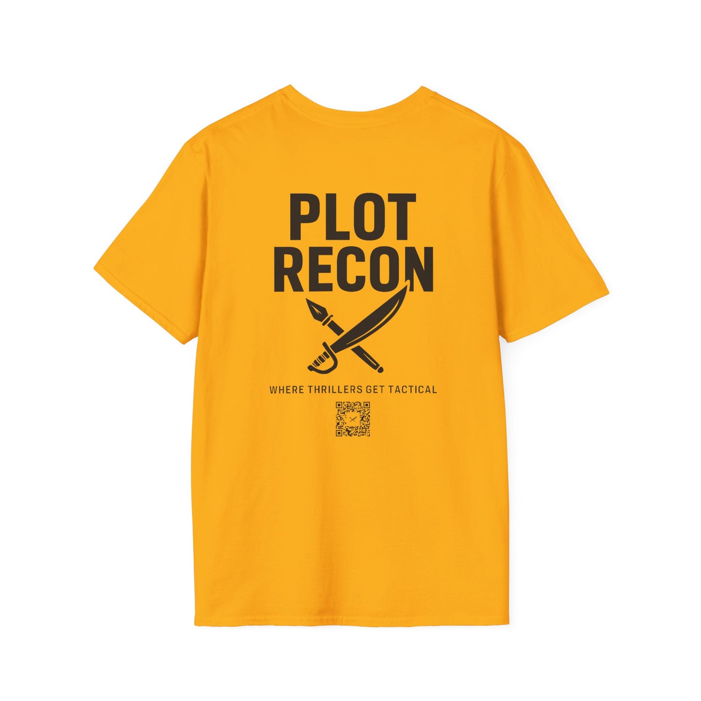 Plot Recon Crossed Sword and Pen Black Logo