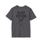 Plot Recon Crossed Sword and Pen Black Logo
