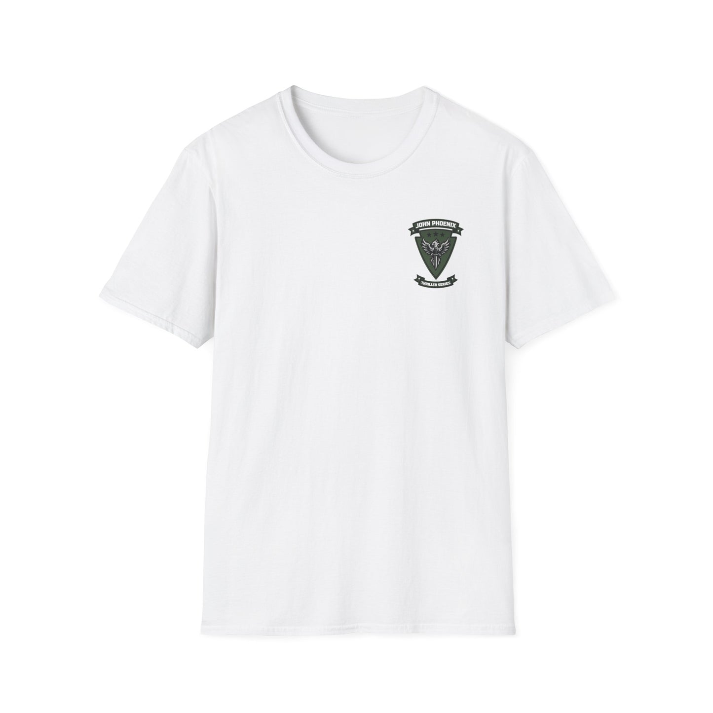 John Phoenix T-short w/ black chest logo
