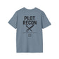 Plot Recon Crossed Sword and Pen Black Logo