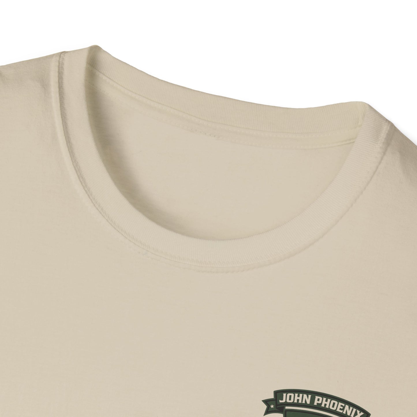 John Phoenix T-short w/ black chest logo