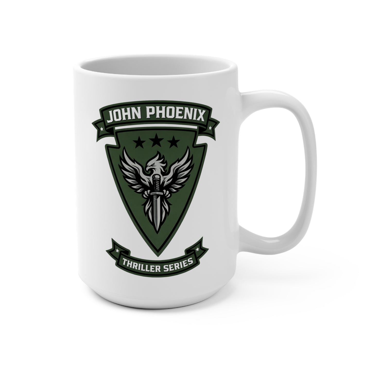 John Phoenix Logo White Mug