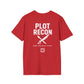 Plot Recon Crossed Sword and Pen White Logo