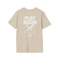 Plot Recon Crossed Sword and Pen White Logo