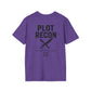 Plot Recon Crossed Sword and Pen Black Logo