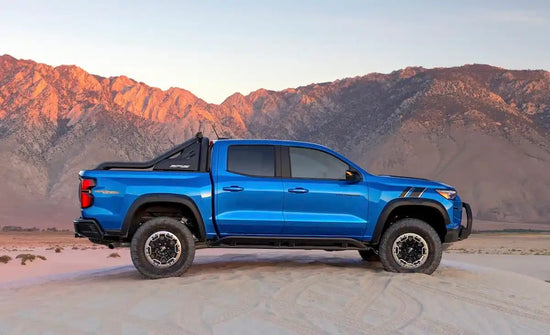 blue Colorado in a desert setting from L.A. Story