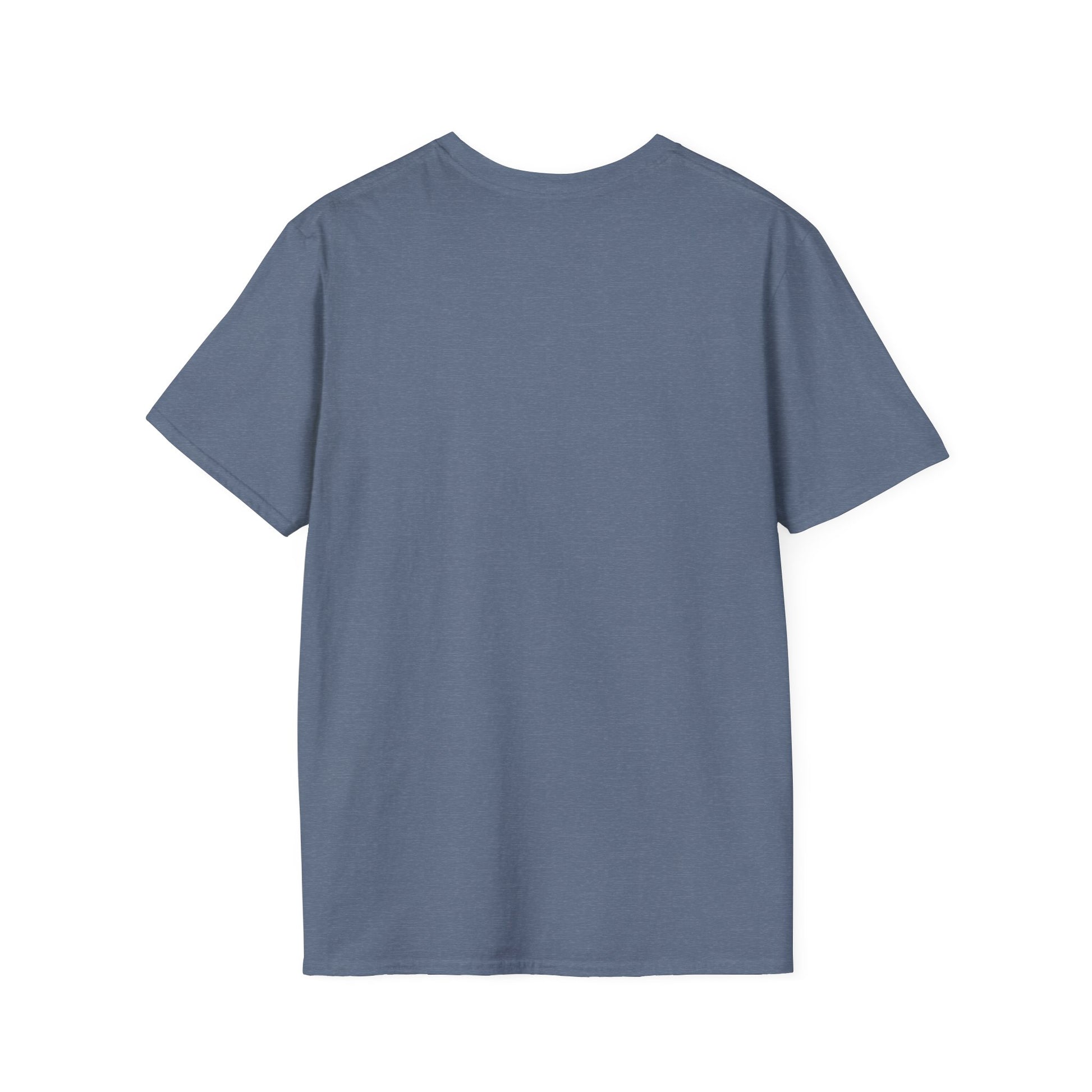Blue t-shirt on a white background