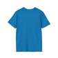 Blue t-shirt on a white background