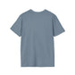 Plain blue t-shirt on a white background