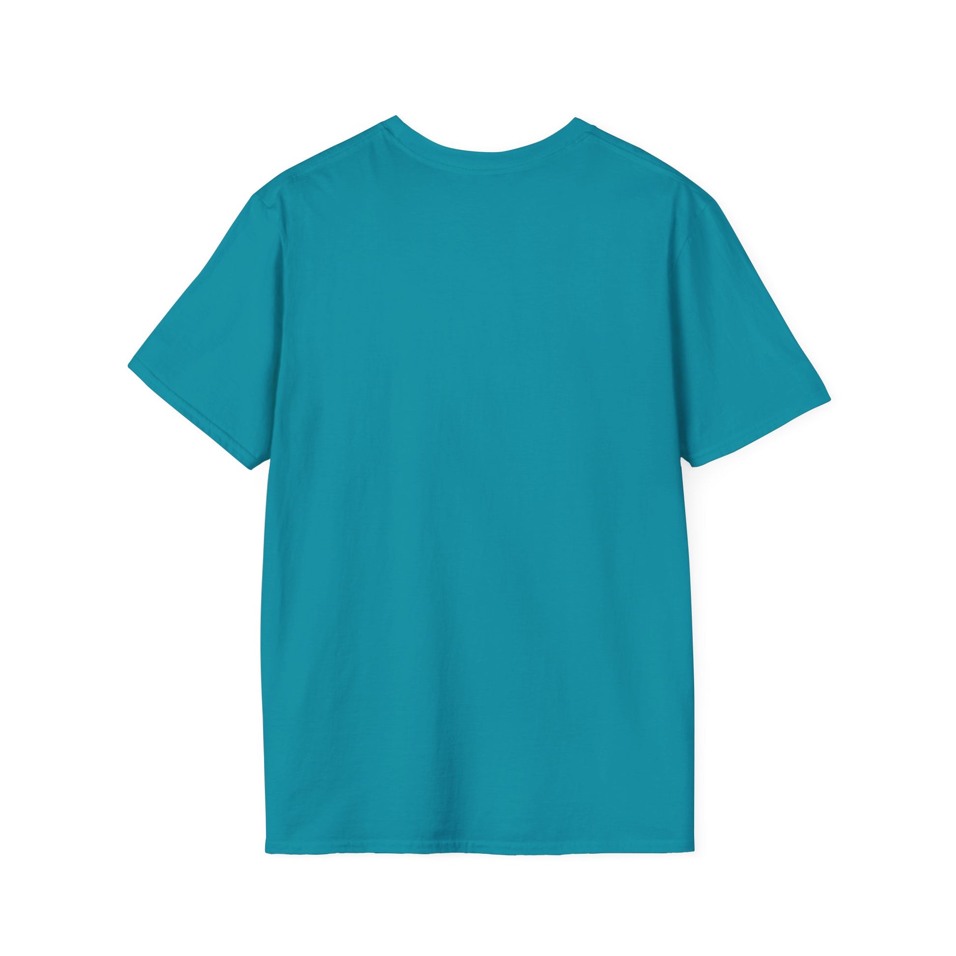 Blue t-shirt on a white background