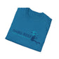Folded blue t-shirt with 'Third Reef Publishing LLC' logo on a white background