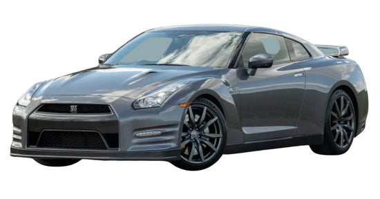 thriller sports car runs down a motorcycle on the pacific coast highway