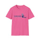 Pink t-shirt with 'Third Reef' logo on a white background