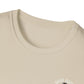 Close-up of a beige tank top with 'Dark Water' branding on a white background